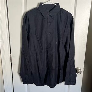 NWT Express Navy Button-Up Shirt